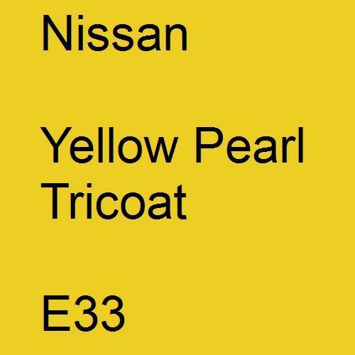 Nissan, Yellow Pearl Tricoat, E33.